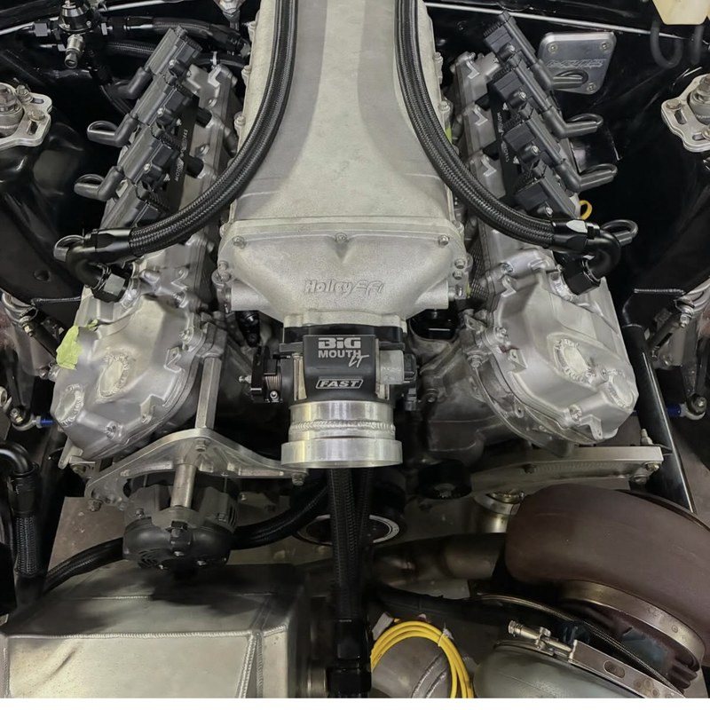 Foxbody Coyote engine bay build